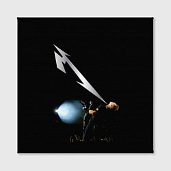 Холст квадратный Quebec Magnetic - Metallica, цвет: 3D-принт — фото 2