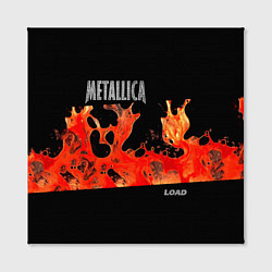 Холст квадратный Load - Metallica, цвет: 3D-принт — фото 2
