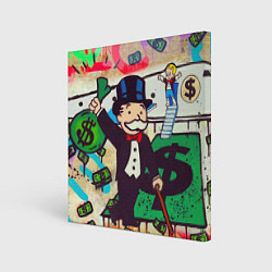 Картина квадратная Alec Monopoly ART