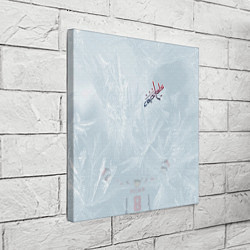 Холст квадратный Washington Capitals Grey Ice theme, цвет: 3D-принт — фото 2