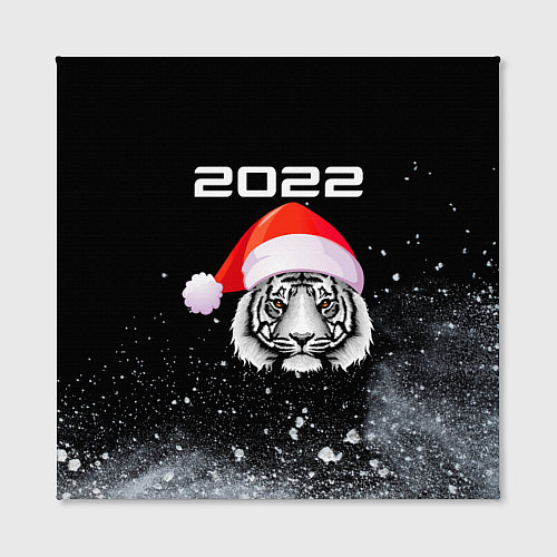 Картина квадратная Новогодний тигр 2022 / 3D-принт – фото 2