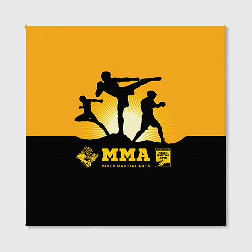 Картина квадратная ММА Mixed Martial Arts / 3D-принт – фото 2