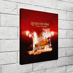 Холст квадратный Queen on Fire - Live at the Bowl, цвет: 3D-принт — фото 2