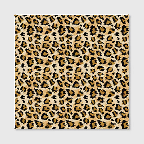 Картина квадратная Пятна Дикого Леопарда / 3D-принт – фото 2
