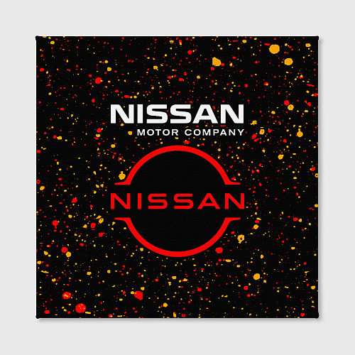 Картина квадратная NISSAN - Брызги / 3D-принт – фото 2