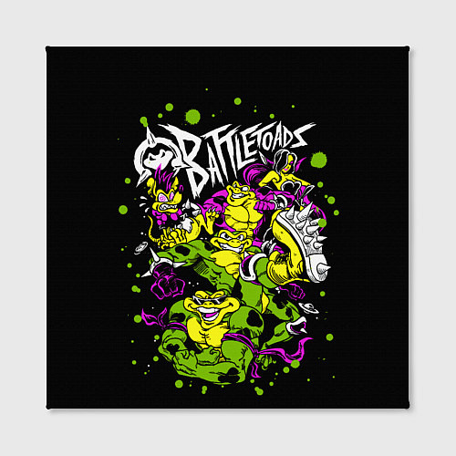 Картина квадратная Battletoads - Боевые Жабы / 3D-принт – фото 2