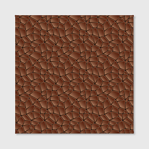 Картина квадратная Шоколадная Текстура / 3D-принт – фото 2
