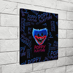 Холст квадратный Poppy Playtime Хагги Вагги Кукла, цвет: 3D-принт — фото 2