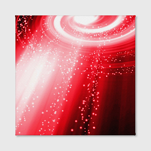 Картина квадратная Красная космическая спираль / 3D-принт – фото 2