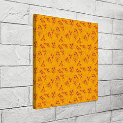 Холст квадратный Пиццерия, цвет: 3D-принт — фото 2