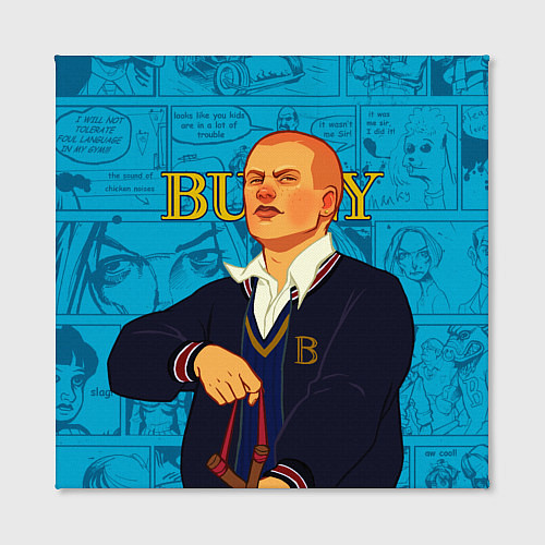 Картина квадратная Bully, Джимми Хопкинс / 3D-принт – фото 2