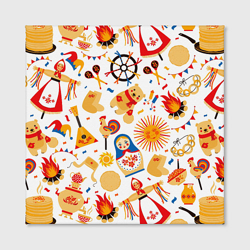 Картина квадратная Масленница 2022 / 3D-принт – фото 2