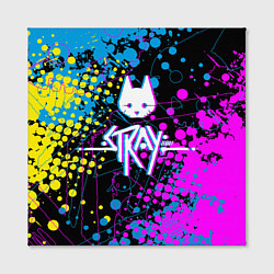 Холст квадратный Stray кот бродяга, цвет: 3D-принт — фото 2