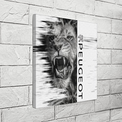 Холст квадратный Peugeotlion, цвет: 3D-принт — фото 2