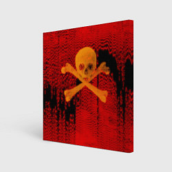Холст квадратный Пиратский шум, цвет: 3D-принт