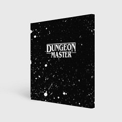 Холст квадратный DUNGEON MASTER ГАЧИМУЧИ GACHIMUCHI, цвет: 3D-принт