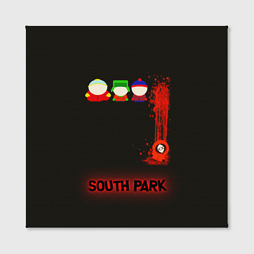 Картина квадратная Южный парк главные персонажи South Park / 3D-принт – фото 2