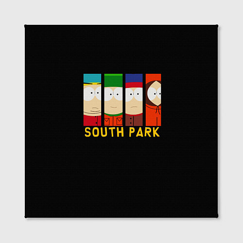 Картина квадратная South Park - Южный парк главные герои / 3D-принт – фото 2