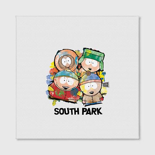 Картина квадратная South Park - Южный парк краски / 3D-принт – фото 2