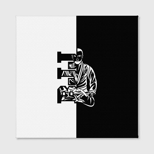 Картина квадратная BJJ / 3D-принт – фото 2