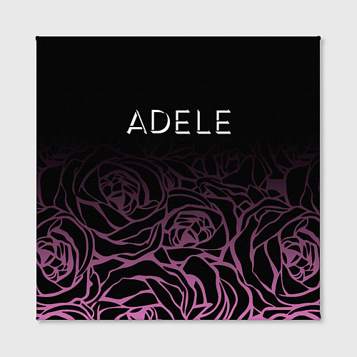 Картина квадратная Adele Розы / 3D-принт – фото 2