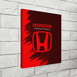 Холст квадратный HONDA DREAMS Краски, цвет: 3D-принт — фото 2