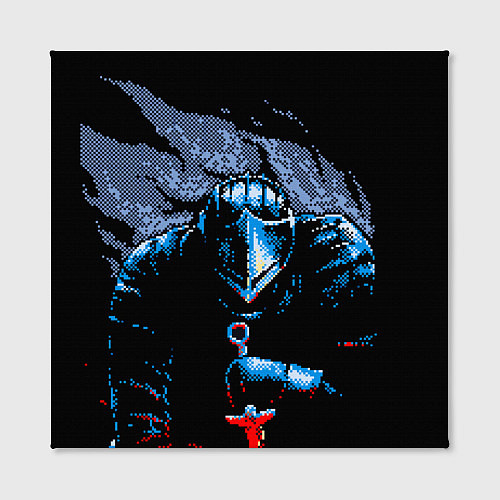 Картина квадратная Dark SOULS 8 BIT / 3D-принт – фото 2