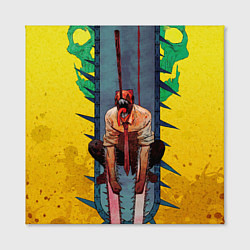 Холст квадратный Chainsaw Man - Дэндзи, цвет: 3D-принт — фото 2