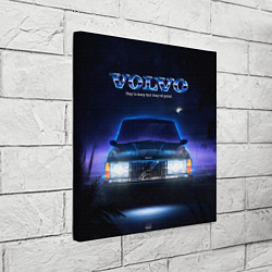 Холст квадратный Volvo 1989, цвет: 3D-принт — фото 2