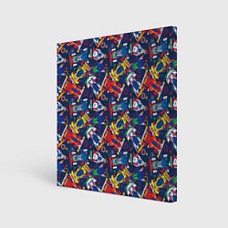 Холст квадратный Formula-1, цвет: 3D-принт