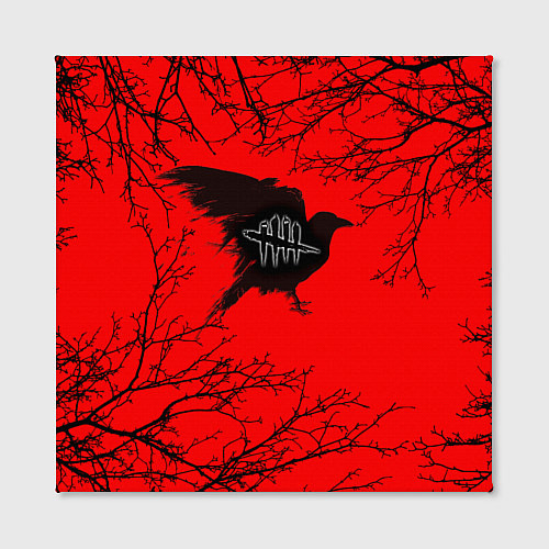 Картина квадратная Dead by Daylight ворон / 3D-принт – фото 2