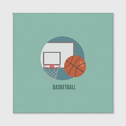 Холст квадратный Basketball Спорт, цвет: 3D-принт — фото 2