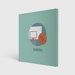 Холст квадратный Basketball Спорт, цвет: 3D-принт