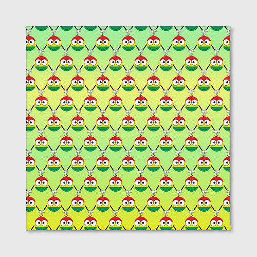 Картина квадратная Регги смайл слэм / 3D-принт – фото 2