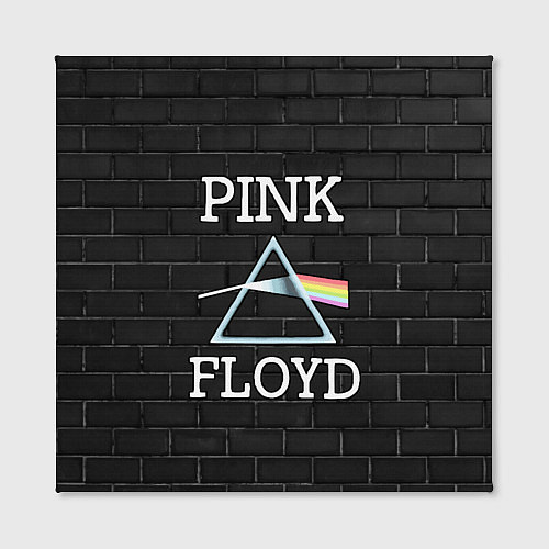 Картина квадратная PINK FLOYD LOGO - ПИНК ФЛОЙД ЛОГОТИП / 3D-принт – фото 2