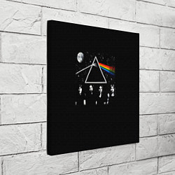 Холст квадратный PINK FLOYD LOGO ПИНК ФЛОЙД НЕБО, цвет: 3D-принт — фото 2