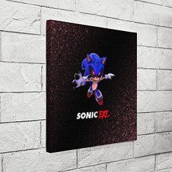 Холст квадратный SONIC EXE - Шум, цвет: 3D-принт — фото 2