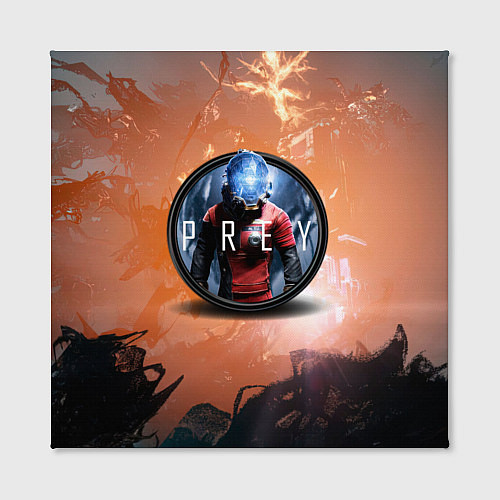 Картина квадратная PREY LOGO / 3D-принт – фото 2