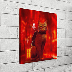 Холст квадратный The Stray, цвет: 3D-принт — фото 2