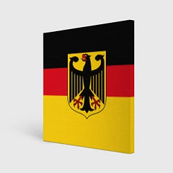 Холст квадратный Германия - Germany, цвет: 3D-принт