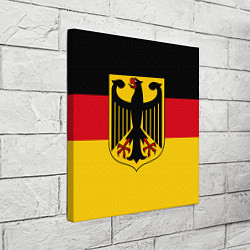 Холст квадратный Германия - Germany, цвет: 3D-принт — фото 2