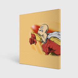Холст квадратный Сайтама - One Punch Man, цвет: 3D-принт