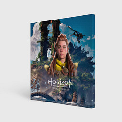 Холст квадратный Horizon Aloy Элой, цвет: 3D-принт