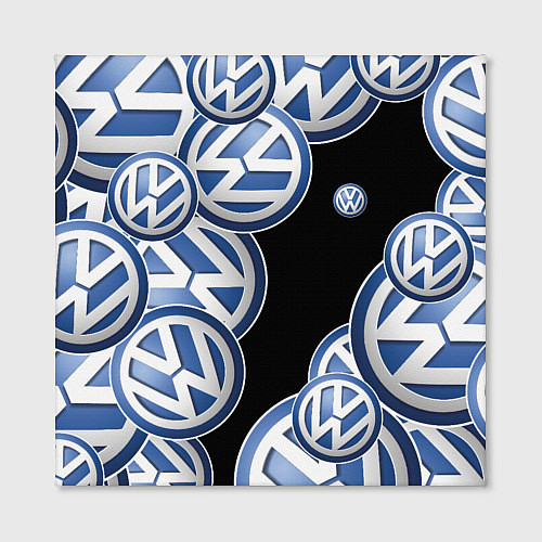 Картина квадратная Volkswagen logo Pattern / 3D-принт – фото 2