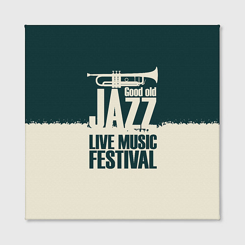 Картина квадратная Джаз Живая Музыка / 3D-принт – фото 2