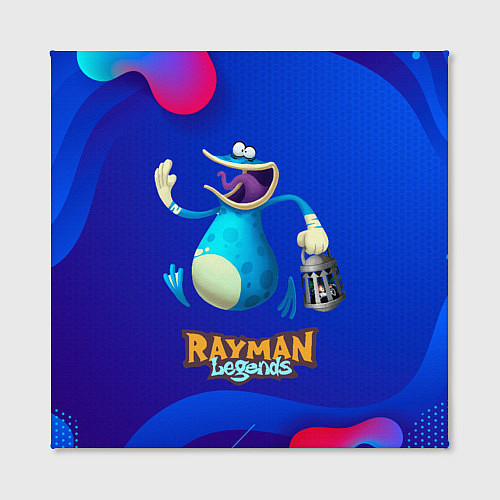 Картина квадратная Синий globox Rayman / 3D-принт – фото 2