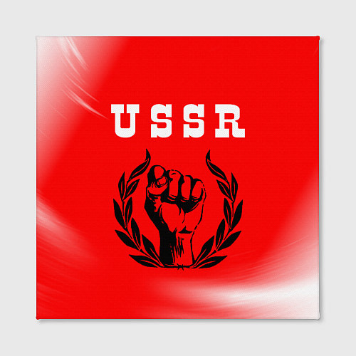 Картина квадратная USSR - КУЛАК Космос / 3D-принт – фото 2