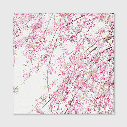 Картина квадратная Розовое цветение / 3D-принт – фото 2
