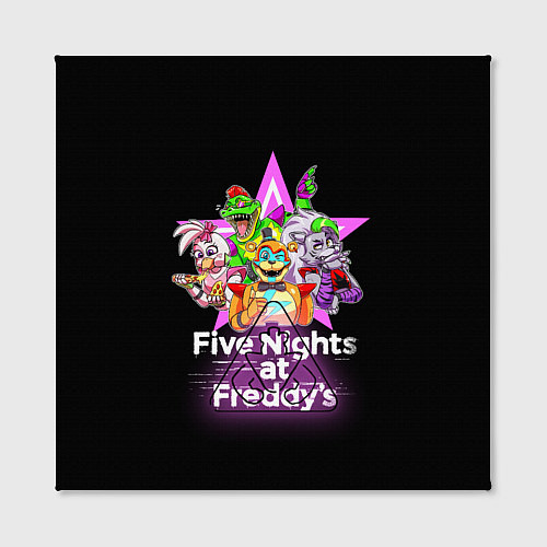 Картина квадратная Game Five Nights at Freddys: Security Breach / 3D-принт – фото 2