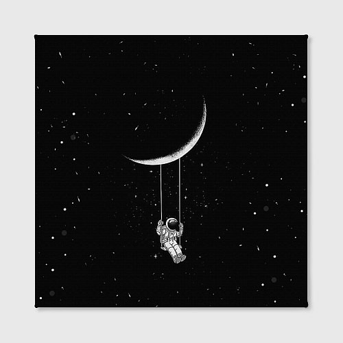 Картина квадратная Космонавт Звёзды / 3D-принт – фото 2